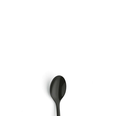 Schwarzer SWING Kaffeelöffel von Paul Wirths aus PVD beschichtet, elegantes Besteckstück für Kaffee und Getränke.