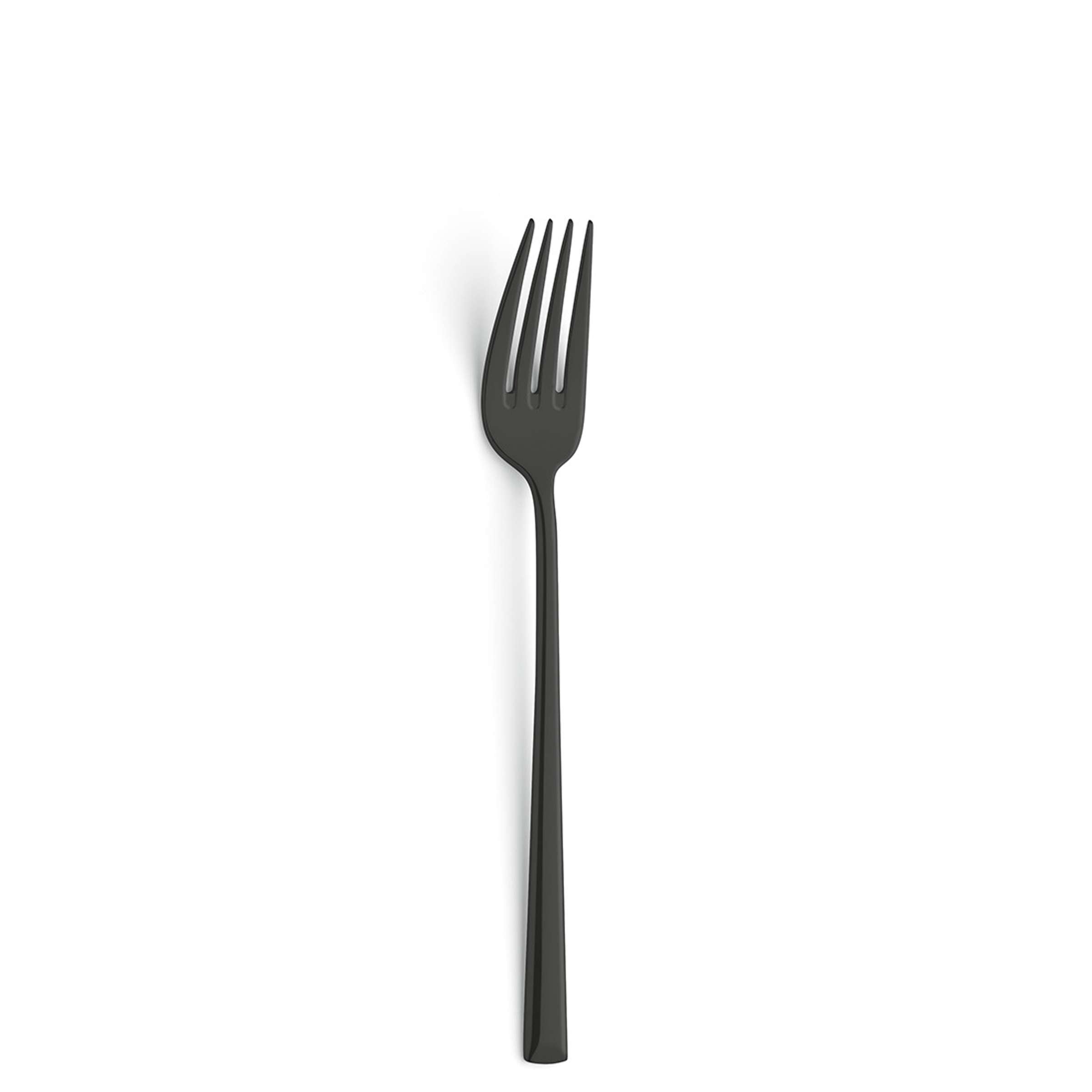 VIVENDI Menügabel von Paul Wirths, schwarze PVD-beschichtete Speisegabel, modernes Besteck, hochwertiges Cutlery-Item