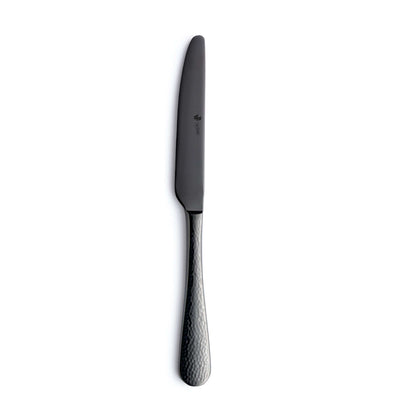 Schwarzes 24-teiliges Besteckset von Paul Wirths aus Edelstahl mit PVD-Beschichtung, perfekt für den Esstisch.