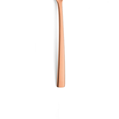 Paul Wirths SWING Menülöffel aus PVD-vergoldetem Kupfer, elegantes Besteckstück für den Tisch.