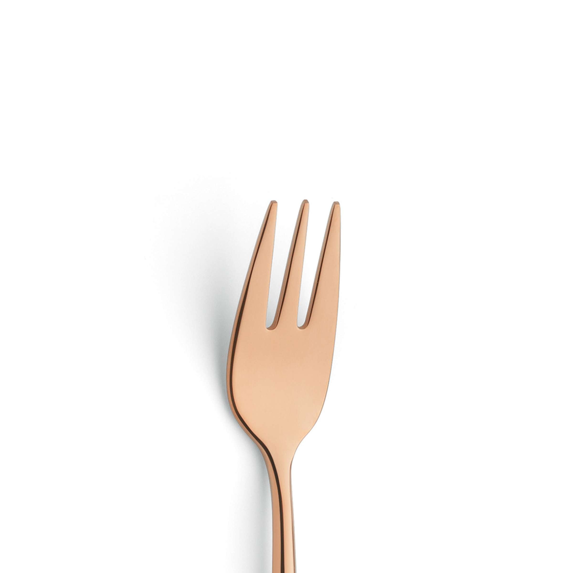 VIVENDI Kuchengabel von Paul Wirths, PVD kupfer, elegante Einzelgabel aus hochwertigem Besteck für den Tisch.