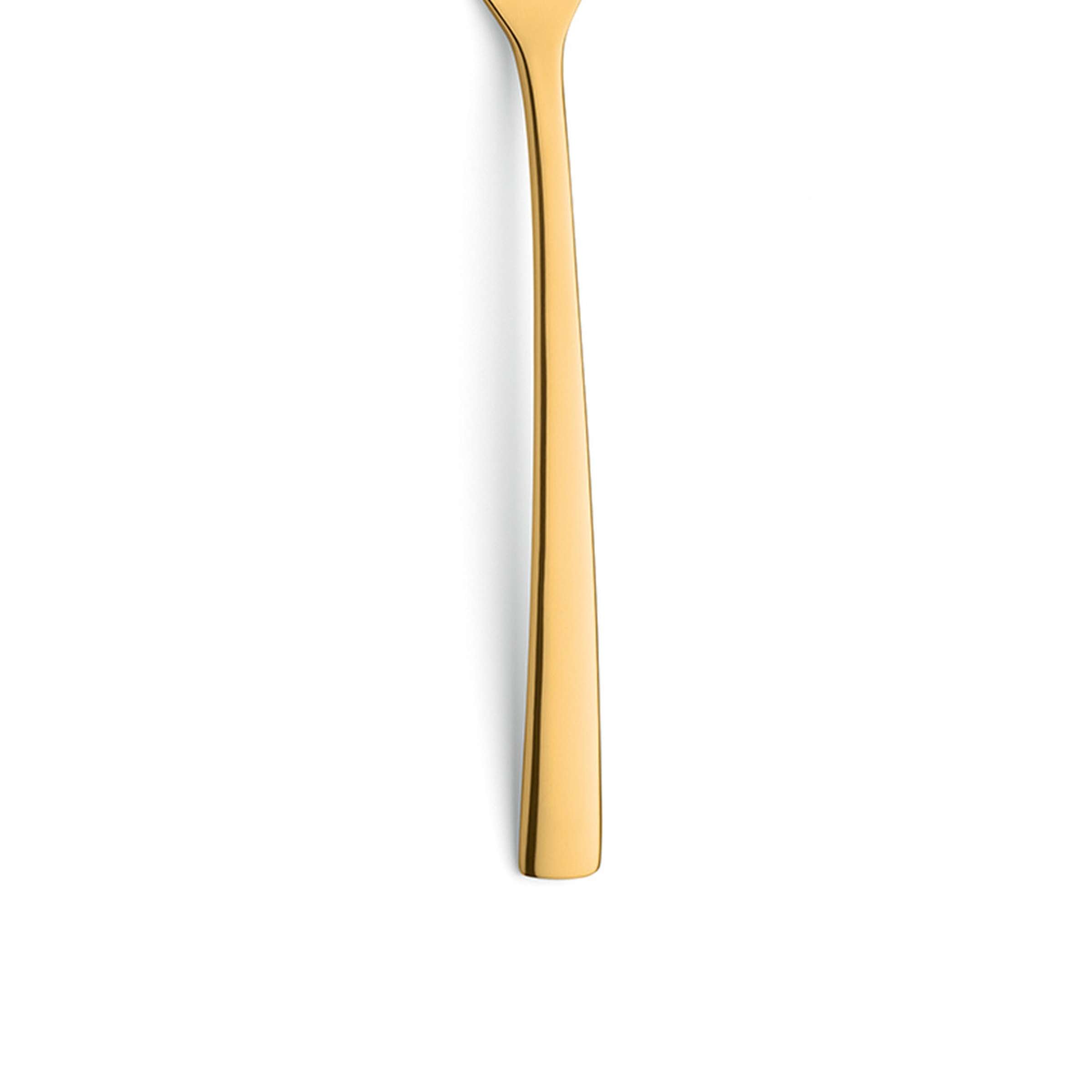 SWING Menügabel von Paul Wirths, PVD gold, elegantes Essbesteck, einzelne Gabel mit goldener Oberfläche, hochwertiges Besteck.