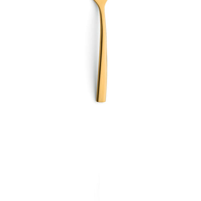SWING Kuchengabel von Paul Wirths aus PVD gold, elegantes Besteckstück mit goldener Beschichtung, detailreiche Nahaufnahme
