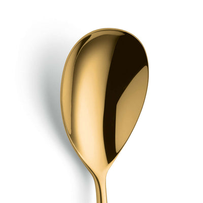 VIVENDI Salatlöffel aus PVD-Gold von Paul Wirths, elegantes Besteckstück mit goldener Oberfläche, perfekt für den Salat.