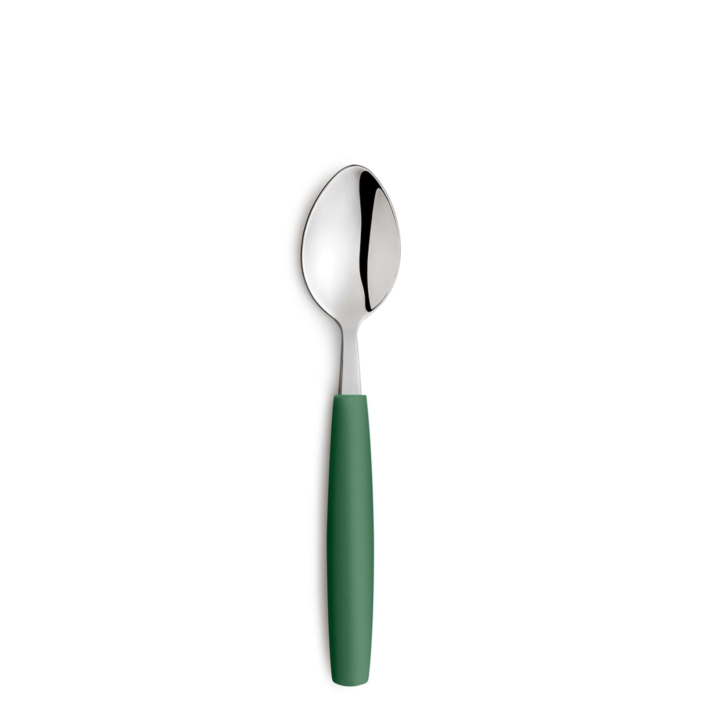 Amefa VALOA Besteckset 16-teilig in dunkelgrün mit Messer, Gabel, Löffel und Teelöffel aus Edelstahl, modernes Design