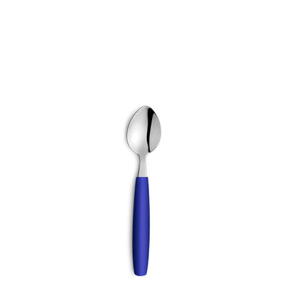 Amefa VALOA Besteckset 16-teilig in royalblau, including Messer, Gabeln, Löffel, auf weißem Hintergrund.